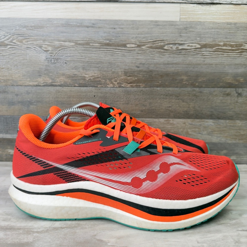 Saucony Endorphin Pro 2 Mens Size 10 Running Shoes Carbon Plate Red S20687-20